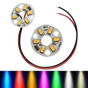 DC 5V 컬러 램프 비드 라이트 전구 변환 LED 광원 직경 32mm 단색 칩 5730SMD 3W
