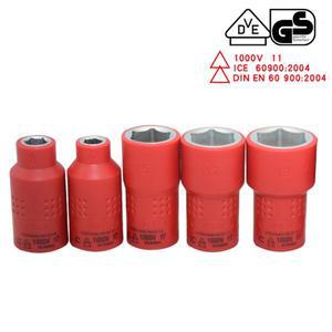 절연 1000V 고전압 3/8 VDE 육각 소켓 7-22mm IEC60900  전기 도구