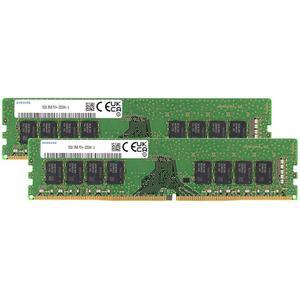 삼성 32GB 2x16GB DDR4 3200MHz PC4 25600 PC4 3200AA CL22 UDIMM 2Rx8 듀얼 랭크 2V 비ECC DIMM 288 데스크탑 PC RAM 메모리