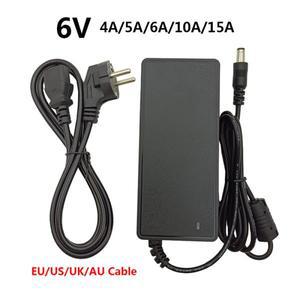 범용 전원 공급 장치 6 V 10a 220V-6 소스 볼트 어댑터 DC 영국 미국 AU EU 플러그