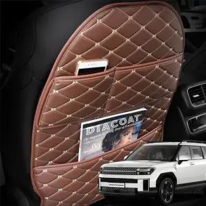 싼타페MX5 킥커버 뒷자석 수납 포켓 정리함 차량용킥매트 뒷자석커버 수납포켓