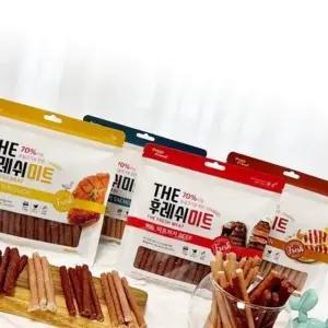강아지 연어 간식 져키 220g 반려동물 순살 육포 (WFK7GCD)