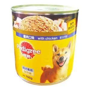 성견 사료 캔 700g 닭고기 맛 반려견 식사 영양가 높은 (WFK7GE2)