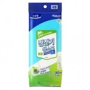 크린랩 정전기 부직포 밀대 청소포 대형 30매_23267951