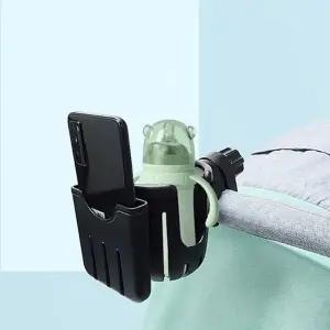 [골드스마일]자전거 유모차 2in1 텀블러 컵 홀더 스마트폰 거 GWM