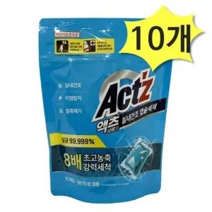 액츠 퍼펙트 실내건조 캡슐세제 2175g15개입 x 10개 세탁세제 실내건조 초고농축