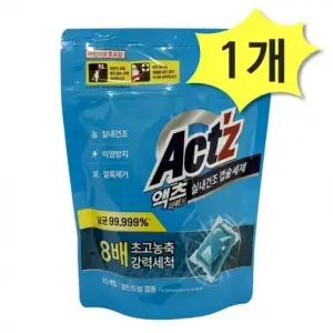 액츠 퍼펙트 실내건조 캡슐세제 2175g15개입 x 1개 세탁세제 실내건조 초고농축