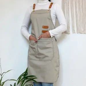 데일리앤코 가죽끈무지앞치마