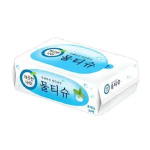 깨끗한나라 페퍼민트 물티슈 휴대용 30매 40개 / 항균 알로에 6단계 정제수 도매 추천