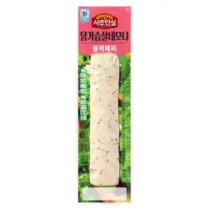 대림 사조안심 닭가슴살 네모나 블랙페퍼 80g