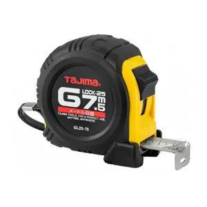 타지마 G그립 SF-GL25-75BL 안전 자동 줄자 7.5mx25mm 고무 그립 자동 낙하방지