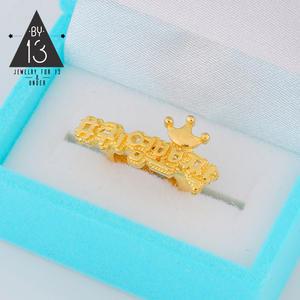 바이썰틴 귀염뽀짝 돌반지 3.75(1) 아기순금 종로 백일 돌반지 3.75g