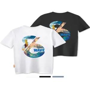 [엘라모]엘라모 웨이브 반팔 티셔츠 남녀공용 빅사이즈 S4XL