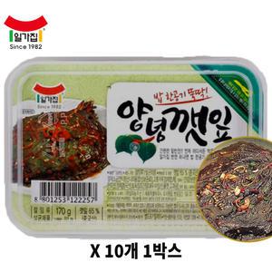 일가집 양념깻잎 170g 10개 1박스