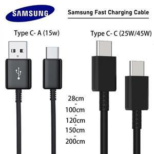 정품 삼성 S22 S21 S20 5G 25w 초고속 충전 케이블 USB C 타입 Pd PPS Tipoc 갤럭시 노트 20 울트라 10 용