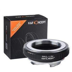 KnF M42-LM 변환 어댑터 M42 렌즈 라이카 M 바디 블랙 무광 반사억제코팅 - 뒤캡옵션  M42 lens to Leica M - matte coating - M cap option