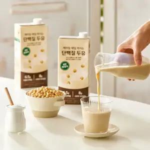케어링 매일 마시는 무가당 단백질 두유 950ml 10팩