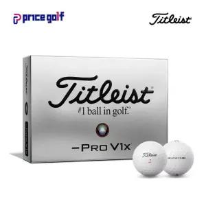 [타이틀리스트 정품] PRO V1X 레프트 대시 4피스 골프공 (화이트)..