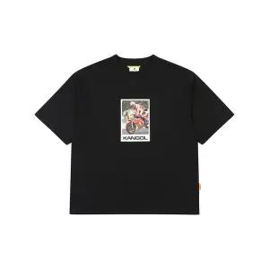 [캉골](강남점)CRS 그래픽 티셔츠 9023 블랙