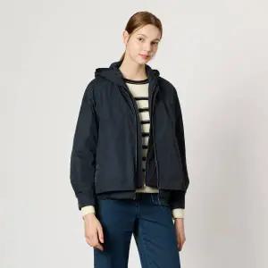 [BCBG] 후드 집업 더블 점퍼 B4W9R150