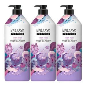 케라시스 퍼퓸 바이올렛 로즈 샴푸 1L 3개