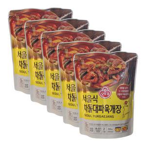 오뚜기 서울식 차돌대파육개장 500g 5개