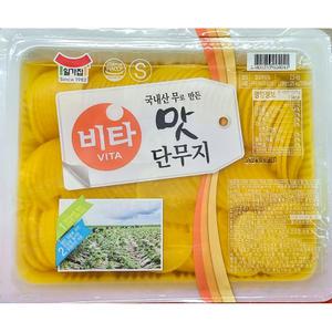 반달단무지 2k 국산 무 노란 닥꽝 슬라이스 슬림 다깡