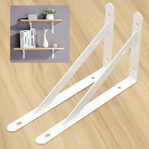 선반 받침대 ㄱ자 브라켓 벽선반 지지대 보강 까치발 꺽쇠 철제 20cm 2P