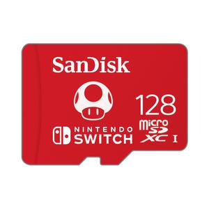 샌디스크 마이크로SD 메모리카드 닌텐도 스위치 전용 128GB QXAO EL