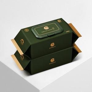 [앙블랑] 세이프 물티슈 카키 캡형 68매x20팩