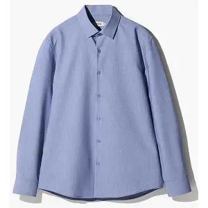 [하프클럽/에스티코]투톤 WOOL-Like SHIRTS_블루 (슬림핏) SDSVC04SSL