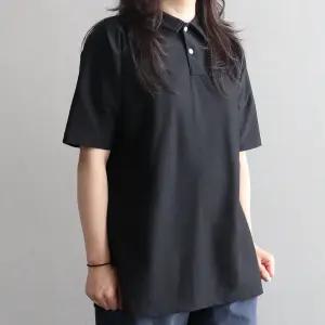 앞치마와가운 남녀공용 반팔 블랙 화이트 네이비 카라 티셔츠 폴로티 단체티 AGST02