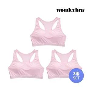 WBX 원더브라 에센셜 스포츠 핑크 브라 3종 WBWBR1N77_3 740300