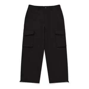 COVERNAT 기모 카고 와이드 팬츠 블랙 CO2303PTA1BK 1653761