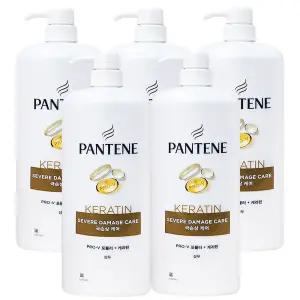팬틴 극손상케어 샴푸 1200ml 5개