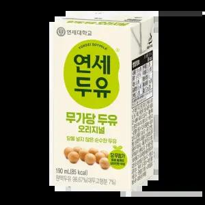 연세두유 무가당 두유 오리지널 190ml