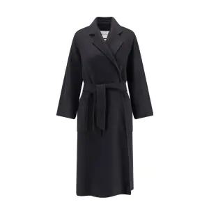 25FW 막스마라 여성 LUDMILLA 루드밀라 캐시미어 롱 코트 블랙 LUDMILLA 004