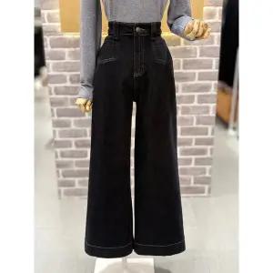 [레코브](대전신세계)블랙 생지 와이드 데님팬츠(LC31EXDP546X)