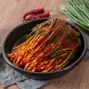 전라도 수제 파김치 1kg 쪽파김치 (국내산 100% 재료만 사용 HACCP 당일제조) 김치담는가족