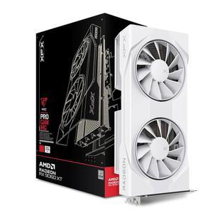 XFX Swift AMD 라데온 RX 9060 XT OC 화이트 게이밍 에디션, 8GB GDDR6 HDMI 2xDP, AMD RDNA 4 RX 9060XT RX-96TSW8GWQ