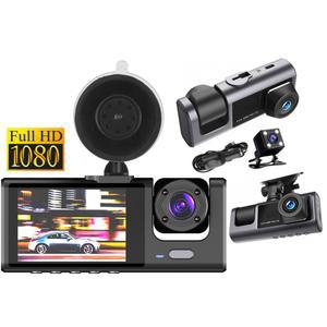 자동차 DVR 후방 카메라 대시 캠 운전 비디오 기 3 2 인치 스크린 인테리어 모니터 HD 1080P 범용 12V