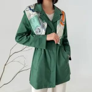 여성 링클프리 셋업 트렌치 코트 자켓