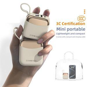 10000mAh 미니 보조베터리 66W 고속 충전 CCC  인증 iPhone Xiaomi Huawei Samsung 용 외장 배터리