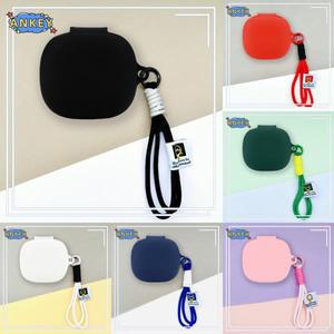 삼성 갤럭시 버즈 FE Buds2 프로용 케이스 라이브 보호 나일론 랜야드 소프트 커버 쉘 슬리브 핸드 로프 스