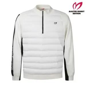 마스터바니 남성 골프 겨울 반집업 다운 패딩 니트 411B4SR106