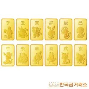 한국금거래소 순금 12지 골드바 3.75g