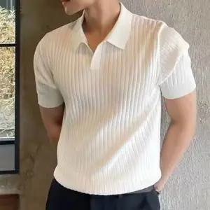 베이직 노단추 카라티셔츠 반팔니트 단정 캐주얼 데일리룩 모임 남자 남자팔 없는 남성 니트팔