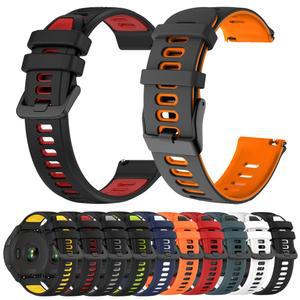Soort 스트랩 실리콘 시계 밴드 22mm 20mm TicWatch 3 E3 E2 S2 X GTW Smartwatch 팔찌 여성 남성 Correa