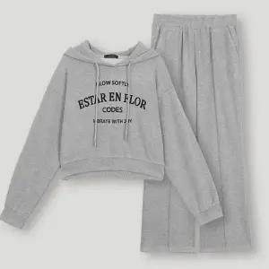 [코데즈컴바인](센텀시티점) 나염 크롭 후드 풀밴드 팬츠 셋업 (CKC-XX391W9)