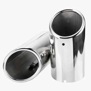 아우디 호환 A4 B8 A3 A1 Q5, 폭스바겐 티구안 2011-2015, 파사트 B7 CC 자동차 배기구 팁 머플러 파이프